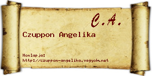 Czuppon Angelika névjegykártya